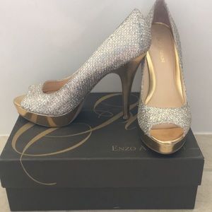 Enzo Angiolini Glitter Heels